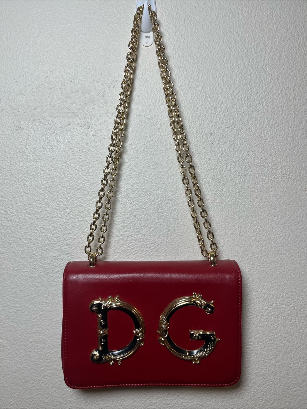 D&G Red Crossbody Bag with Gold Hardware - Picture 4 of 7
